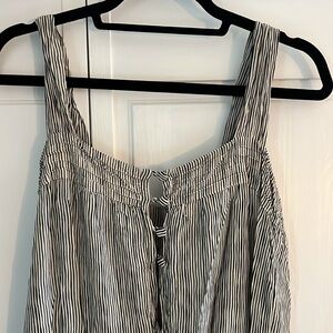 Natalie Martin jasmine dress in blue/white stripe